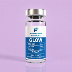 Glow Stack 70mg (BPC-157 10mg + GHK-Cu 50mg + TB500 10mg)